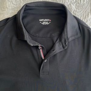 Untuckit 3 button pull on shirt